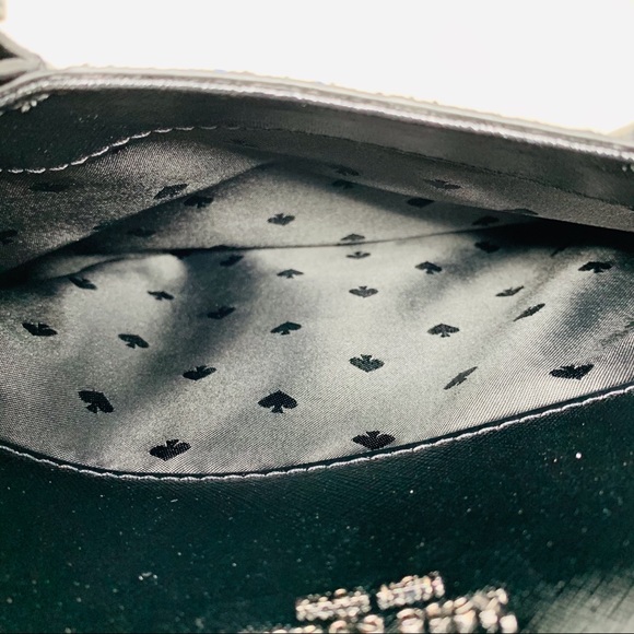 Kate spade glitter cameron satchel crossbody blue - Picture 6 of 8